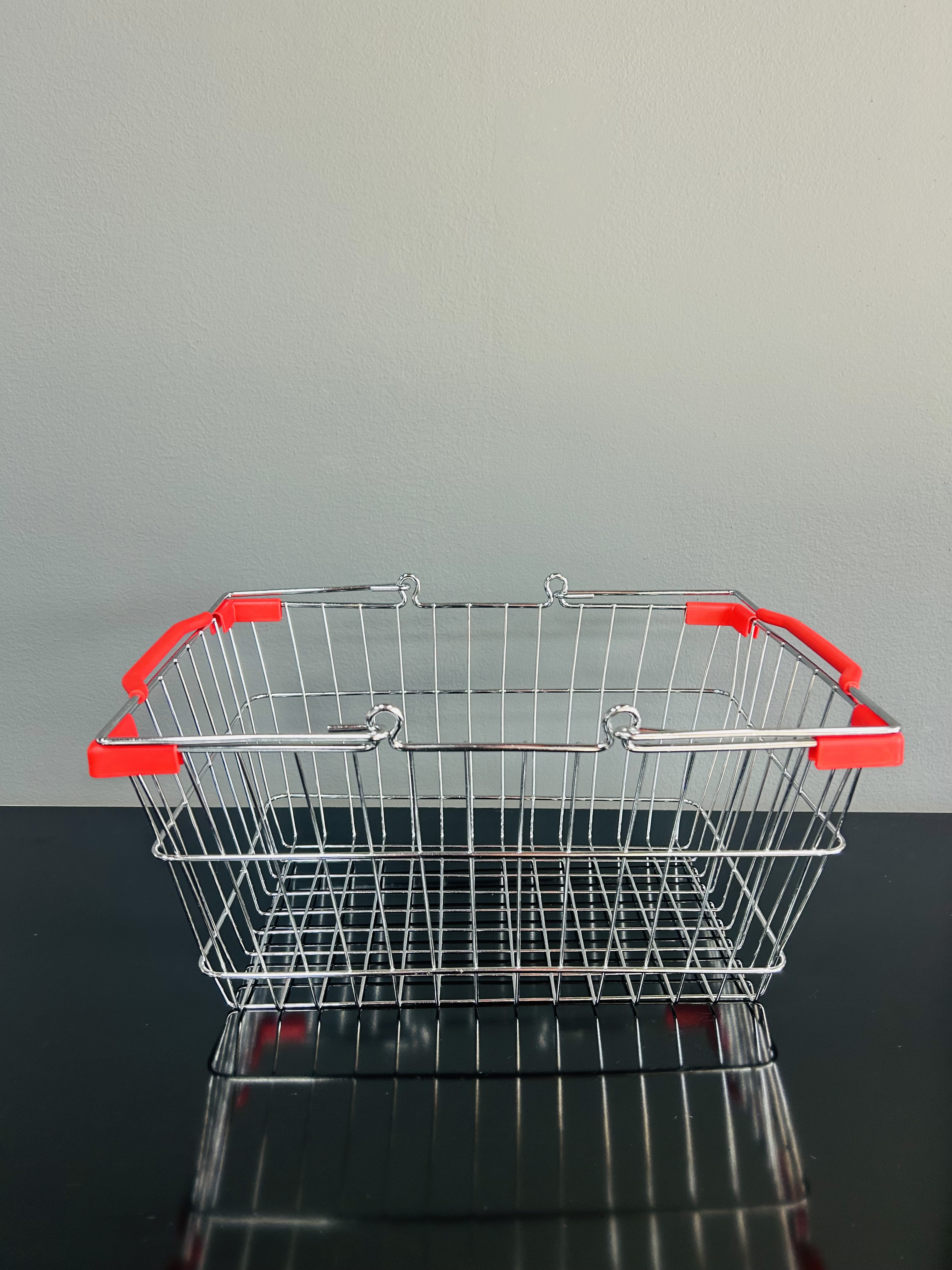 покупательская корзина металлическая 15л