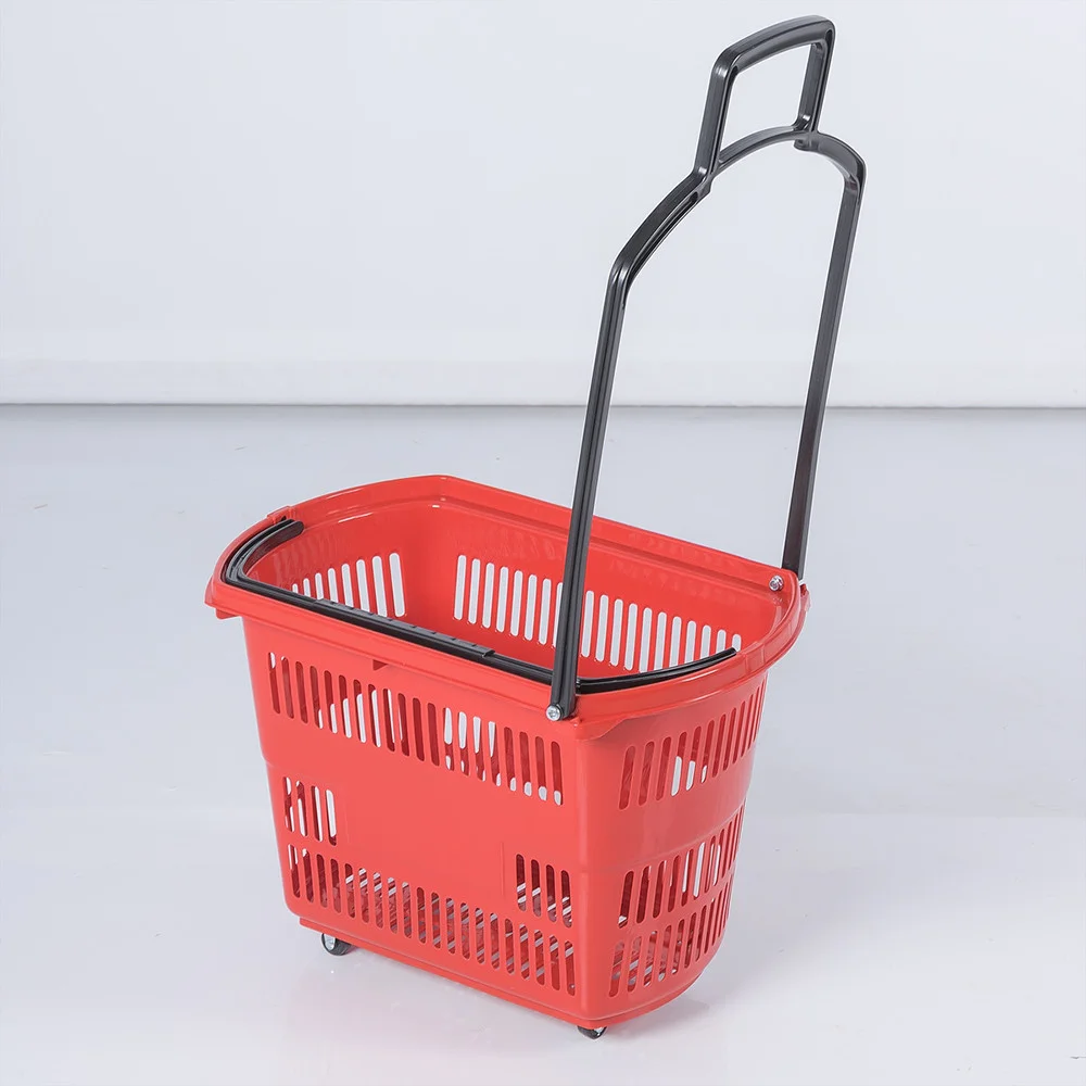 покупательская тележка пластик